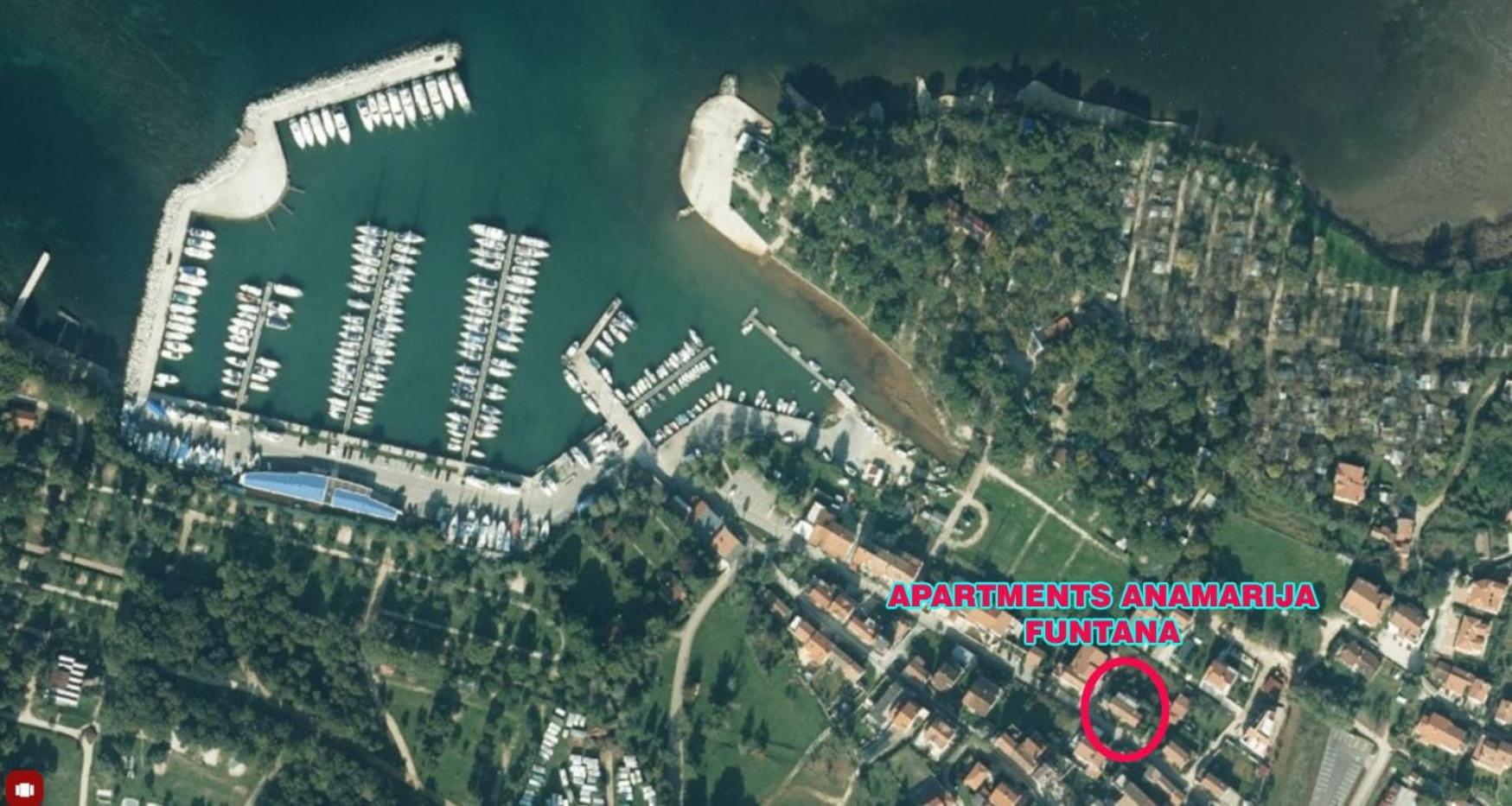 Anamarija Apartments Near The Beach And The Fantastic Adria Sea With Over 10 Small Islands Close By ฟุนตานา ภายนอก รูปภาพ